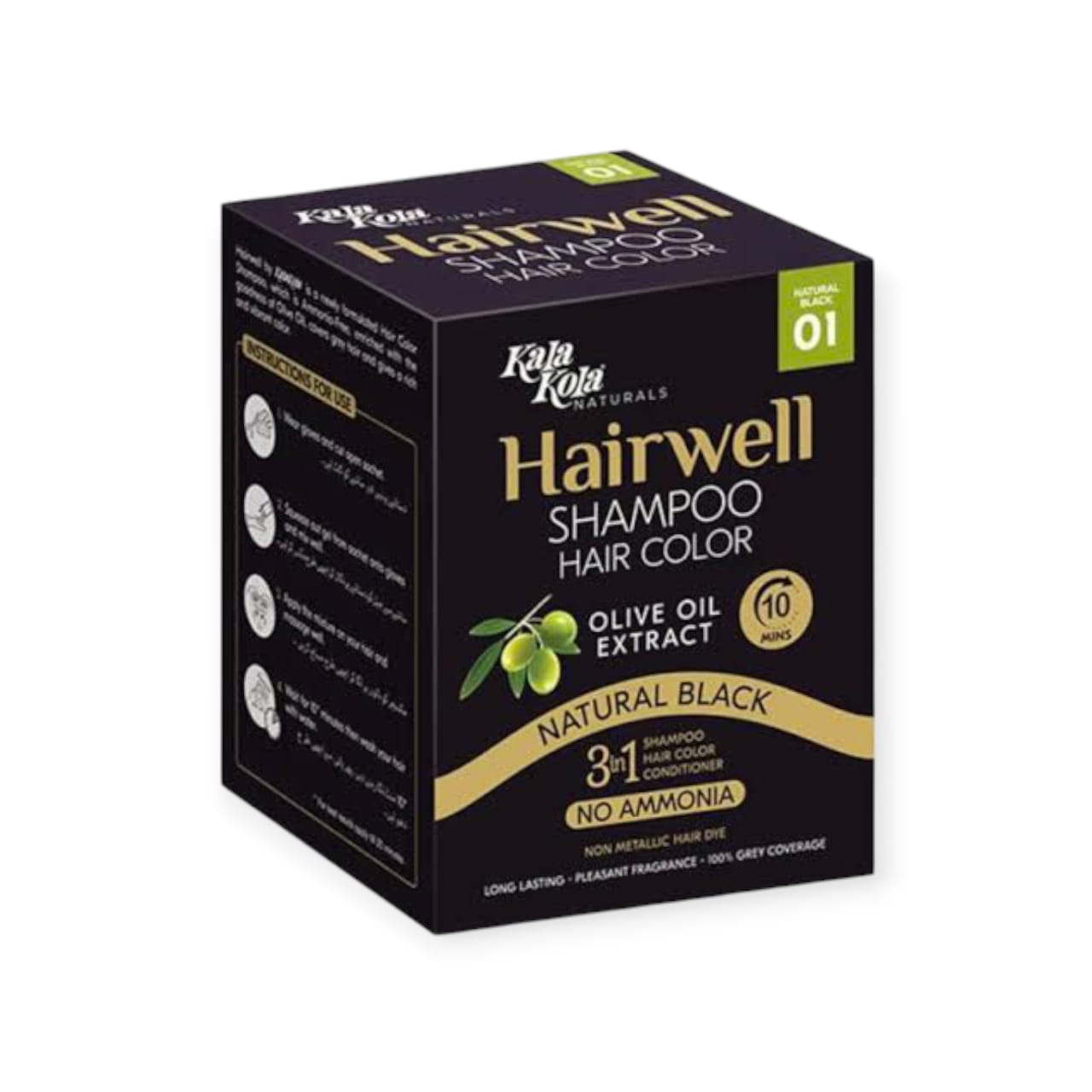 KALA KOLA HAIR WELL SHAMPOO COLOR BLACK